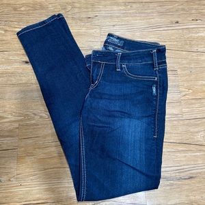 Silver Suki Jeggings Skinny Jeans 28x31